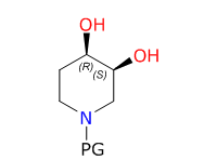 Piperidine 3,4-diol